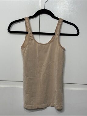 Midnight by Carole Hochman Nude Beige Scoop Tank